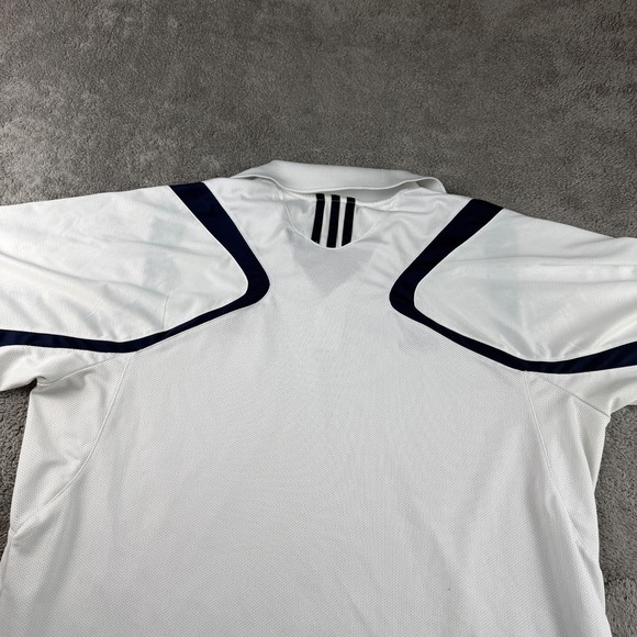Adidas Pitt Climalite Golf Polo Shirt Mens Large White - Picture 13 of 15